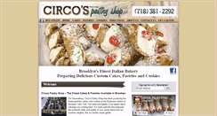 Desktop Screenshot of circospastryshop.com