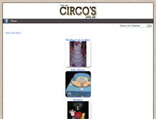 Tablet Screenshot of circospastryshop.com